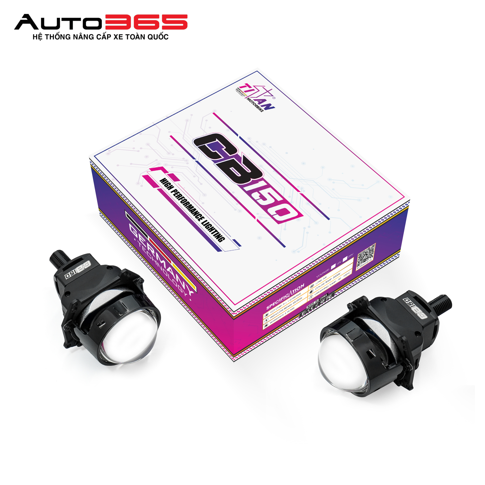BI LED TITAN MOTO CB150